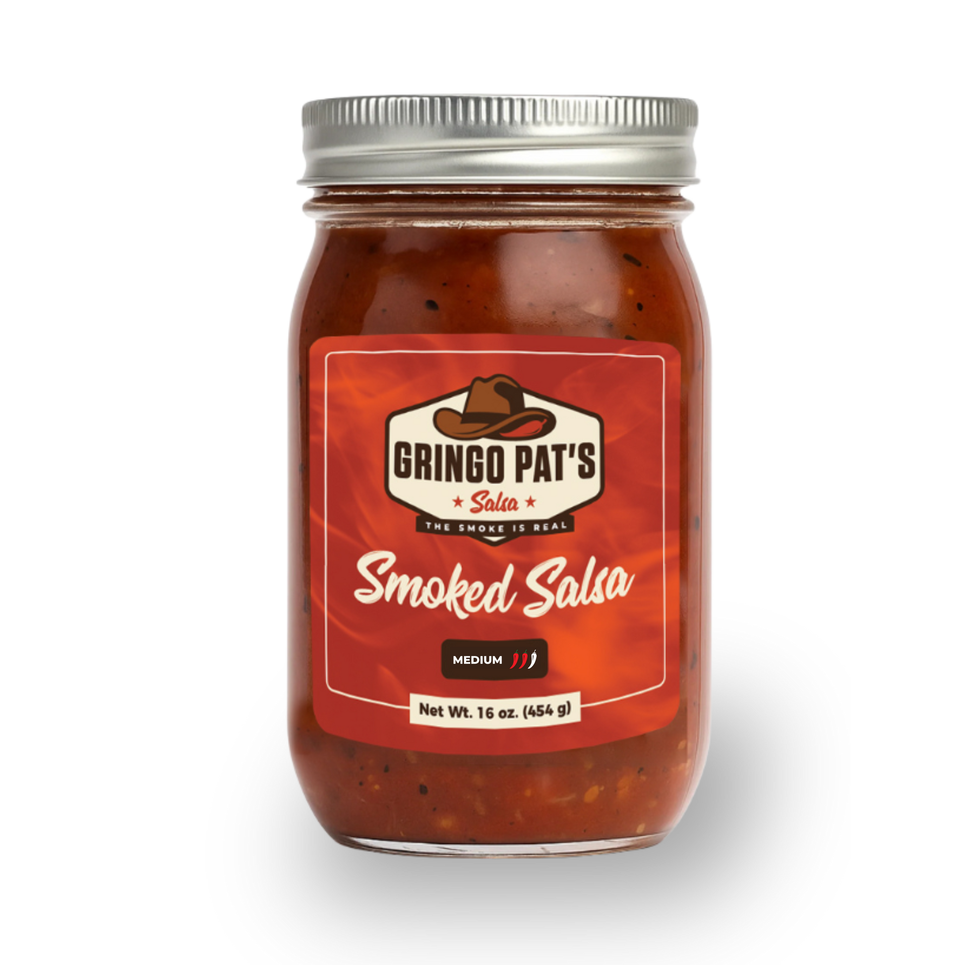 16 oz Smoked Salsa - Medium
