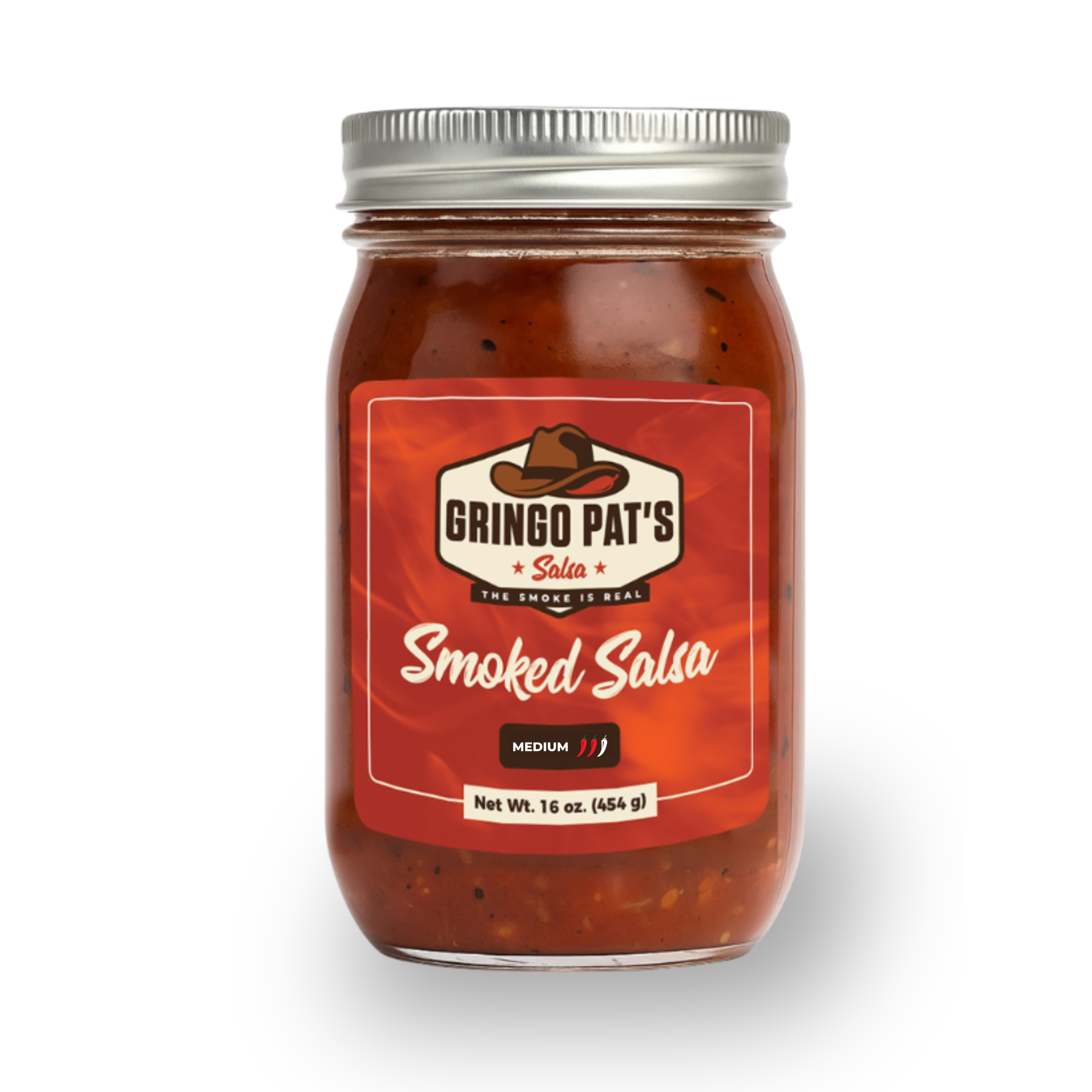 16 oz Smoked Salsa - Medium